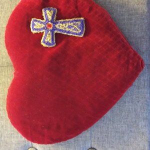 St. Valentine's Day Velvet Lavender Scented Pillow